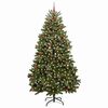 vidaXL Kunstkerstboom met 300 LED Groen 270 cm PVC en Metaal