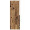 vidaXL Hoge kast met lade 3 pcs Oud Hout Bewerkt hout