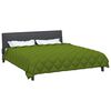 vidaXL Winter Dekbed Groen 200 x 220 cm Microfiber