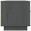 vidaXL Tv-meubel 80x34x35 cm massief grenenhout grijs