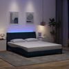 vidaXL Bedframe zonder matras "Hanko" stof blauw 160x200 cm
