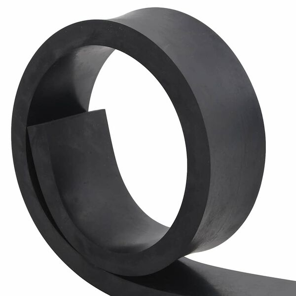 vidaXL Rubberen rand voor sneeuwploeg 100x8x2 cm zwart