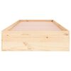 vidaXL Bedframe massief hout 75x19 cm