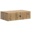 vidaXL Wandmontage Zijtafel 59 x 34,5 x 17 cm Bewerkt hout