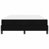 vidaXL Boxspringbed met matras Zwart 160 x 200 cm Stof