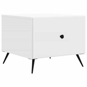 vidaXL Salontafel met lade Wit 49 x 50 x 40 cm Bewerkt hout