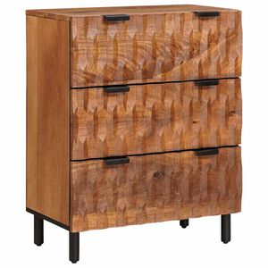 vidaXL Dressoir Acacia Bruine Afwerking 60 x 33 x 75 cm