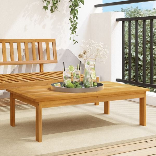 vidaXL Tuintafel 100x60x30 cm massief acaciahout
