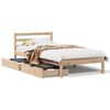 vidaXL Bedframe zonder matras massief grenenhout 90x190 cm