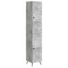 vidaXL Kastenset 2 pcs Betongrijs Bewerkt hout