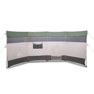 vidaXL Windscherm camping waterdicht 366x152x152 cm groen