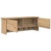 vidaXL Wandgemonteerde kapstok met plank Artisan Eiken 80 x 20 x 30 cm