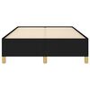 vidaXL Bedframe zonder matras 120x200 cm stof zwart