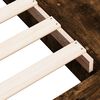 vidaXL Bedframe bewerkt hout gerookt eikenkleurig 90x190 cm