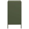vidaXL Dressoir 35x39x73,5 cm koudgewalst staal olijfgroen