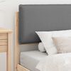 vidaXL Bedframe met Gevoerd Hoofdgedeelte Lichtgrijs 80 x 200 cm