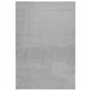 vidaXL Vloerkleed wasbaar korte pool anti-slip 160x230 cm grijs