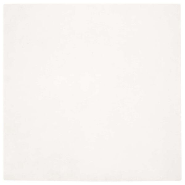 vidaXL Nep Konijnenbont Tapijt Olite Cr&egrave;me 240 x 240 cm Polyester