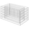 vidaXL Gabion plantenbak verhoogd 90x50x50 cm gegalvaniseerd staal