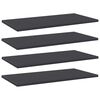 vidaXL Wandschappen 4 st 60x30x1,5 cm spaanplaat grijs