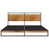 vidaXL Bedframe metaal 140x200 cm