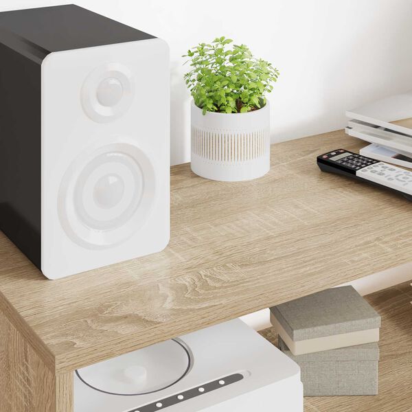 vidaXL TV-kast Sonoma Eiken 100 x 30 x 40 cm Bewerkt hout