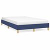 vidaXL Bedframe zonder matras 120x200 cm stof blauw