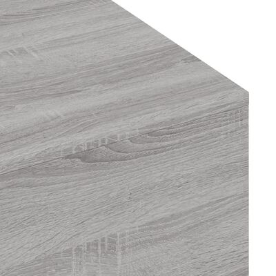 vidaXL Salontafel 100x49,5x31 cm bewerkt hout grijs sonoma eikenkleur