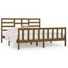 vidaXL Bedframe massief hout honingbruin 180x200 cm