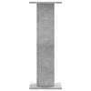 vidaXL Speakerstandaards 2 st 30x30x80 cm bewerkt hout betongrijs