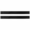 vidaXL Zelfklevende Deurborstels 2 pcs Zwart 100 cm Aluminium Legering