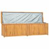 vidaXL Tuinbox 200x50x55 cm massief teakhout