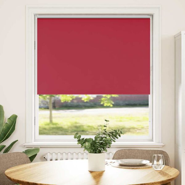 vidaXL Rolgordijn 95x175 cm verduisterend rood Stofbreedte 90,7 cm