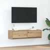 vidaXL TV-kast artisanaal eikenkleurig 100 x 31 x 25,5 cm Bewerkt hout