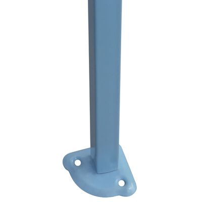vidaXL Prieel inklapbaar met 2 zijwanden 5x5 m blauw