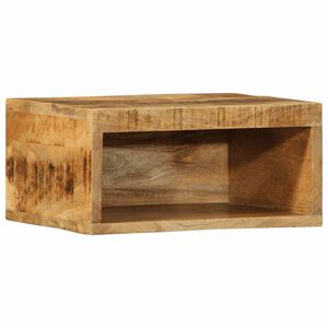 vidaXL Tv-meubel wandmontage 40x30x19 cm massief ruw mangohout