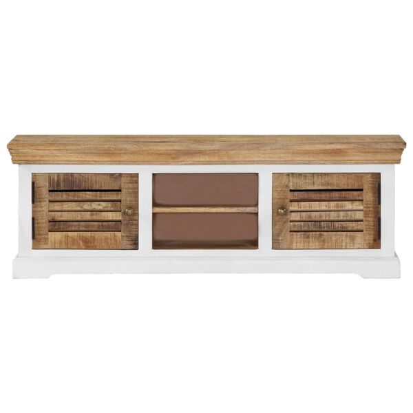vidaXL Tv-meubel 118x30x40 cm massief mangohout