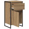 vidaXL Dressoir Ambachtelijk eiken 81 x 36 x 150.5 cm Bewerkt hout