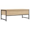 vidaXL Salontafel 101x49x39,5 cm bewerkt hout sonoma eikenkleurig