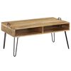 vidaXL Salontafel 100x60x45 cm massief mangohout