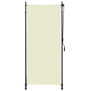 vidaXL Rolgordijn voor buiten 100x270 cm cr&egrave;me