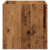 vidaXL Plantenbak 40x40x40 cm bewerkt hout oud houtkleurig
