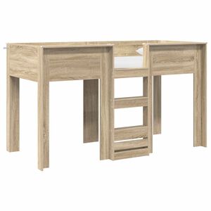 vidaXL Bunk Bed voor Kinderen Sonoma Eiken 75 x 190 cm Bewerkt hout