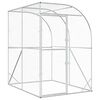 vidaXL Kippenhok zilver 200 x 200 x 215 cm Gegalvaniseerd staal