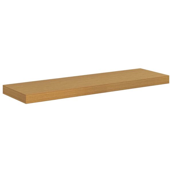 vidaXL Wandplank Wandgemonteerd Beige 90 x 23,5 x 4 cm Bewerkt hout