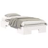 vidaXL Bedframe Wit 90 x 200 cm