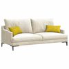vidaXL Sofa Kussens 2 stuks Geel 50 x 30 cm Cordstof