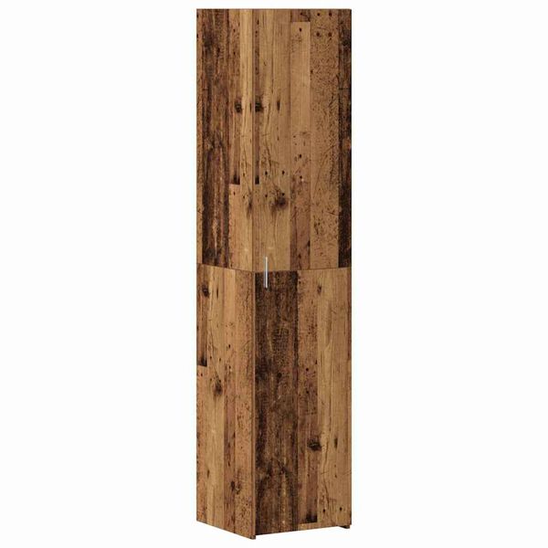 vidaXL Hoge kast Oudhout 40 x 42,5 x 185 cm