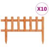 vidaXL Gazonranden 10 st 4,4 m vurenhout