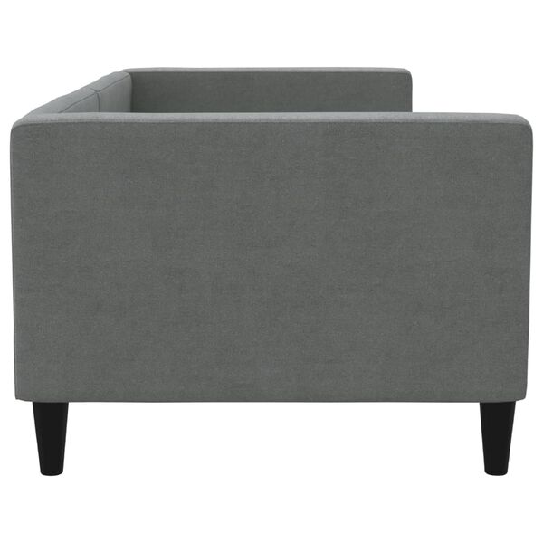 vidaXL Slaapbank 80x200 cm stof donkergrijs